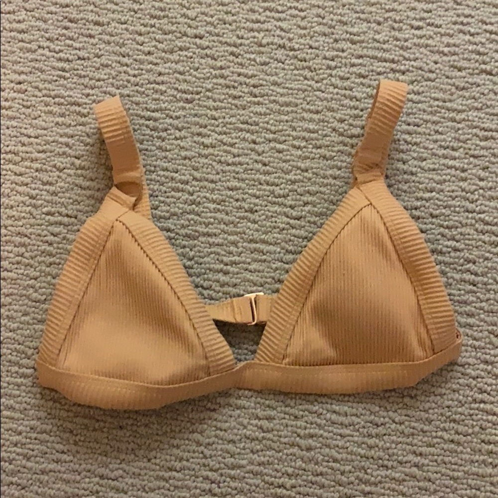 light orange pacsun bikini top